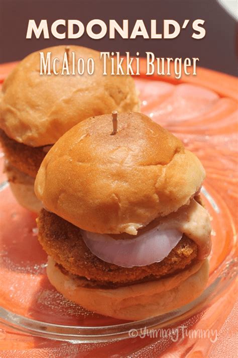 MCDONALD'S McAloo Tikki Burger Recipe - Crispy Aloo Tikki Burger