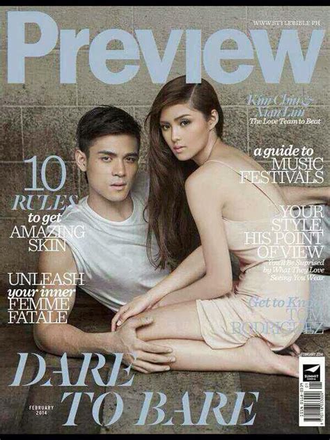 Kim Chiu and Xian Lim dare to bare in Preview cover