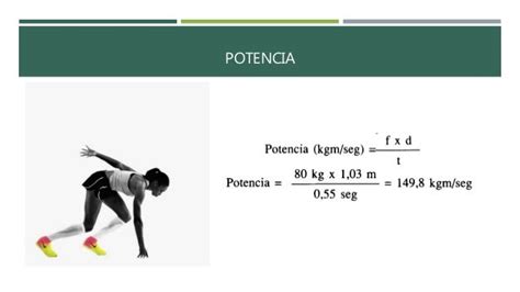 Potencia muscular.