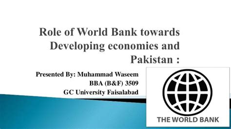 World bank and pakistan