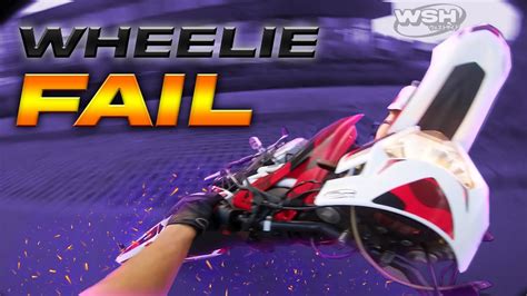 WHEELIE FAIL & Spot Fails | Spot Motovlog | Wheelie Practice - YouTube