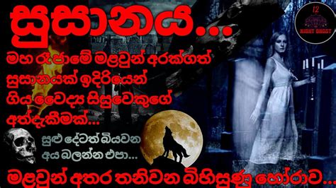 සුසානය | @12NightGhost | Holman katha | Sinhala Ghost Stories | Horror ...