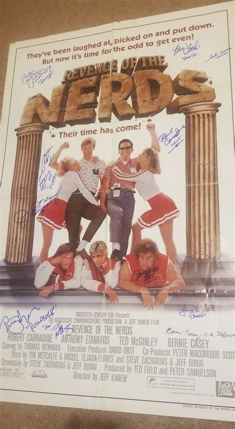 Charitybuzz: Revenge of The Nerds Autographed Original Movie Poster ...