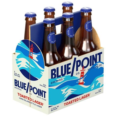 Blue Point Brewing Company Toasted Lager, 6 Pack 12 fl. oz. Bottles, 5. ...