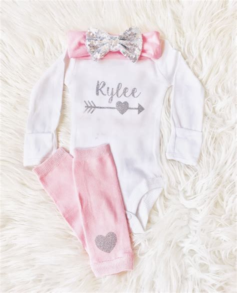 Newborn Girl Hospital Outfit Baby Girl Coming Home Outfit | Etsy