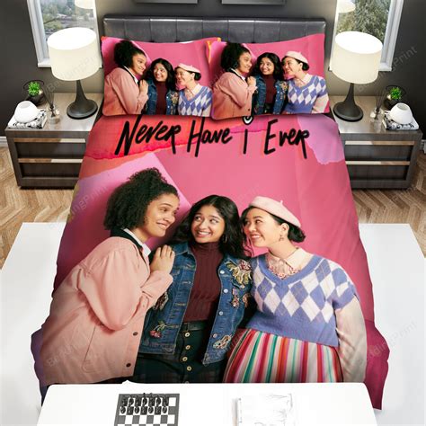 Never Have I Ever (2020) Movie Poster 4 Bed Sheets Spread Comforter Duvet Cover Bedding Sets