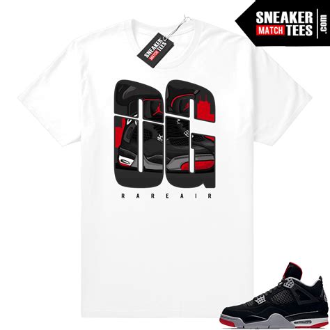 Retro Jordan 4 Bred OG shirt | Jordan Match Clothing Shop | Sneaker match tees, Matching outfits ...