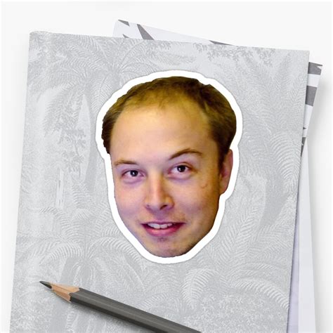 "Elon Musk Bald Meme" Stickers by KiyomiShop | Redbubble