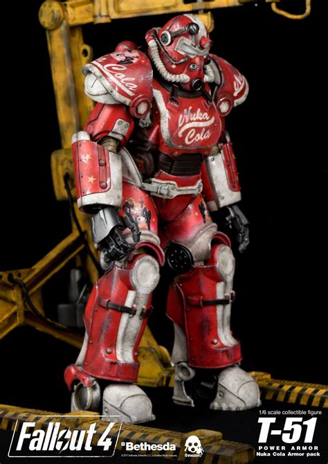 Fallout 4: T-51 Power Armor – Nuka Cola Armor Pack by ThreeZero - The ...