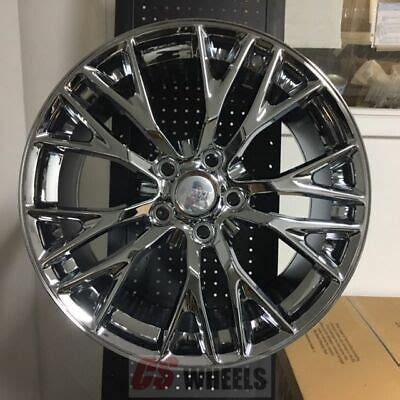 18/19" Z06 ZO6 STYLE CHROME WHEELS RIMS FITS 2005-2013 CHEVY CORVETTE ...