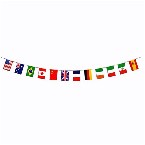 International World Flag Border Banner | 12 Countries | Theme Party ...