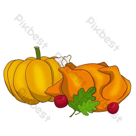 Drawing Thanksgiving Pumpkin Illustration | PSD PNG Images Free Download - Pikbest