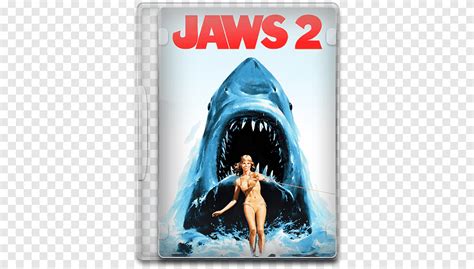 Movie Icon 136, Jaws 2, Jaws 2 DVD cover, png | PNGEgg