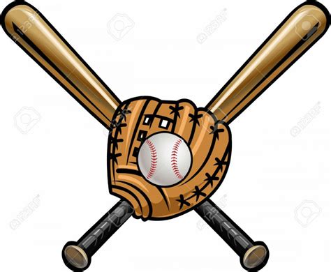 Download High Quality baseball bat clipart criss cross Transparent PNG ...