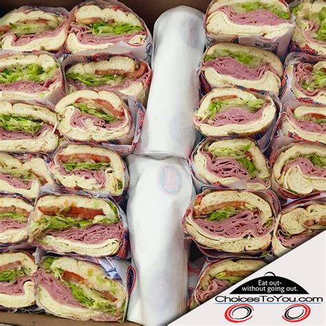 Jersey Mike's Subs.... Catering available! Visit us at www.ChoicesToYou.com for all your party ...