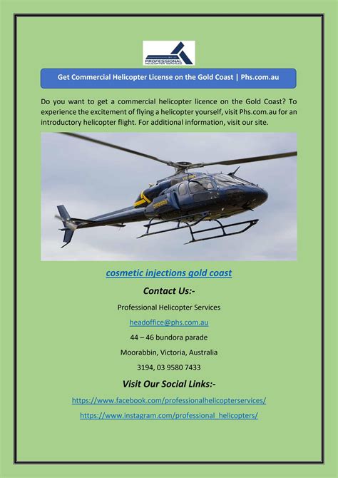 Get Commercial Helicopter License on the Gold Coast | Phs.com.au by ...