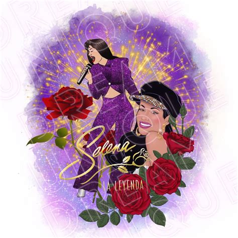 Selena Quintanilla collage PNG file Selena Roses digital - Etsy España