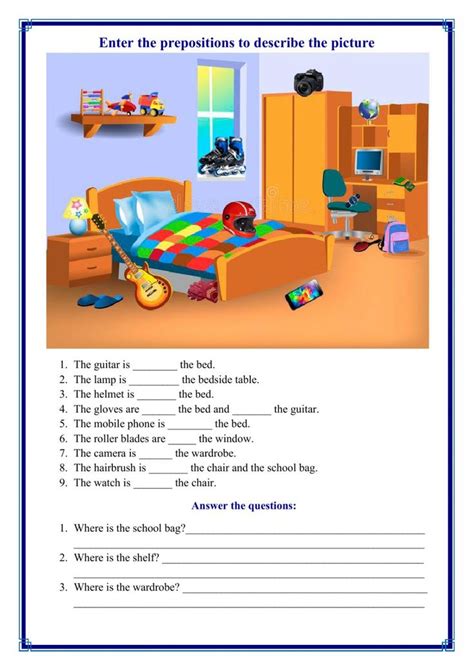 Choose The Correct Preposition Worksheet Prepositions Preposition ...