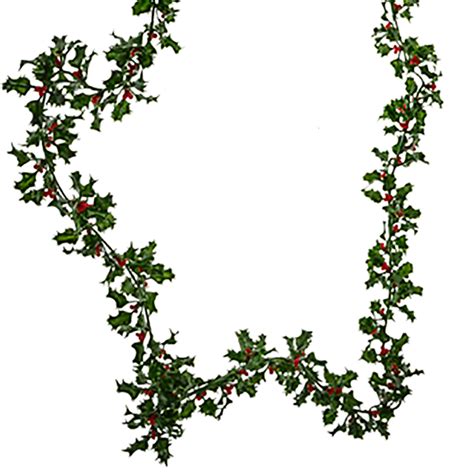 Luxury Holly Christmas Garland | Faux Christmas garland | Shelf Edge UK