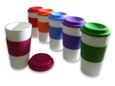 Amazon: Set of 6 Reusable To Go Travel Mugs with Grip {71% Off} - The ...