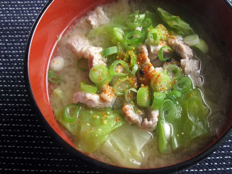 Pork & Cabbage Miso Soup – Hiroko's Recipes