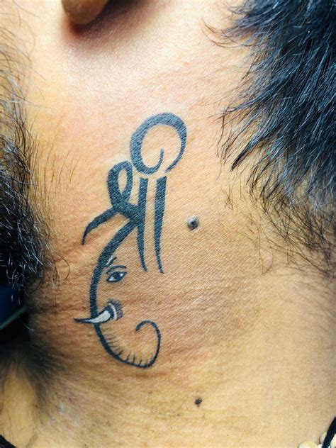 Tip 86+ about ganpati tattoo on neck super hot - in.daotaonec