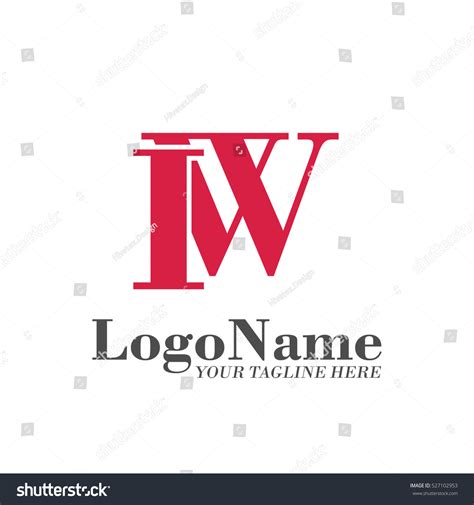 Iw Logo Stock Vector (Royalty Free) 527102953 | Shutterstock