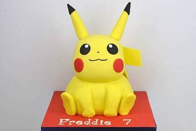 3D Pikachu Cake - CakesDecor