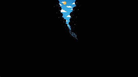 Swimming in the Dark [1920x1080] | Minimalist desktop wallpaper ...