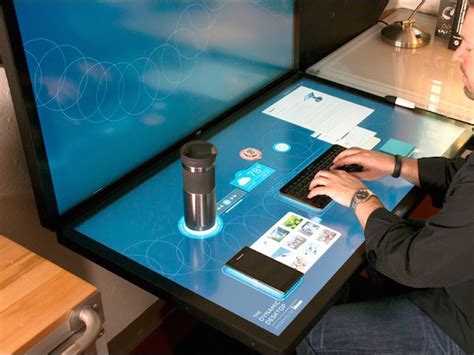 Image result for touch screen in museum | Futuristic technology, Touch screen table, Cool technology