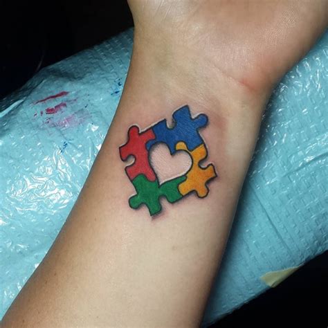 Puzzle Piece Tattoo