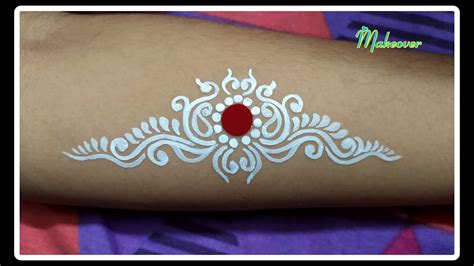 Easy Beautiful Bridal Kolka Design - Chandan Art - New Forehead Kalka ...