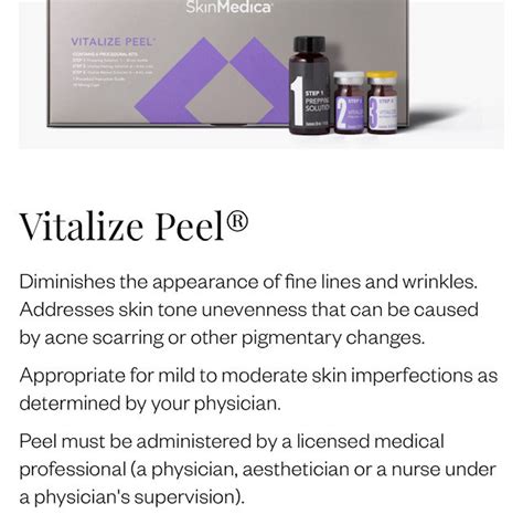 Vitalize Chemical Peel | Envy Clinic & Spa