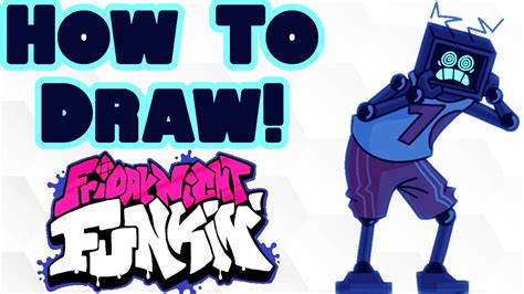 How To DRAW Glitched Hex From Friday Night Funkin! (Hex MOD) - YouTube