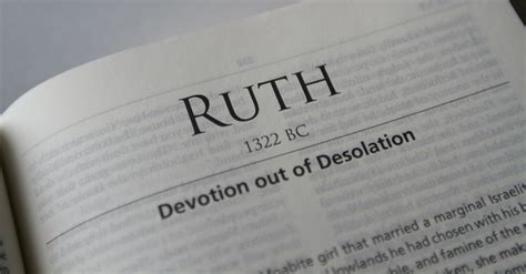 3 Lessons from the Book of Ruth