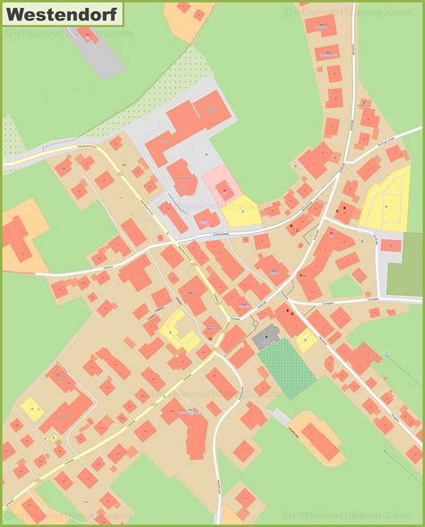 Detailed map of Westendorf