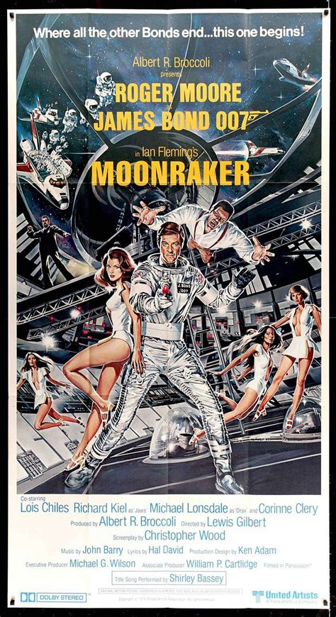 Moonraker (1979) Original Three-Sheet Movie Poster - 41" x 81" - Original Film Art - Vintage ...