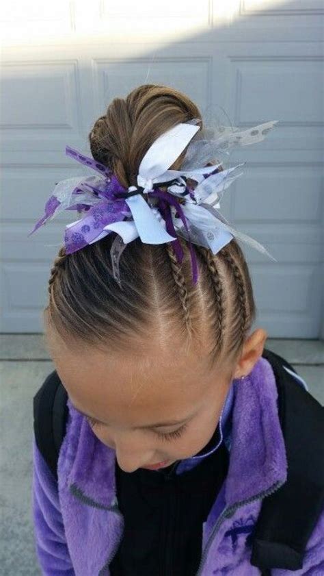 11 Cool and Practical Hairstyle for Training | Gymnastics hair, Competition hair, Gymnastics ...