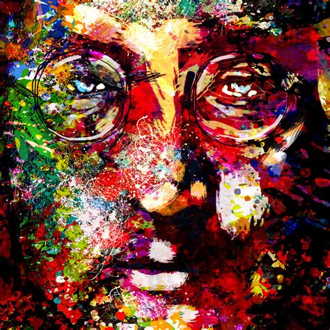 John Lennon Art - The Beatles | Rockchromatic