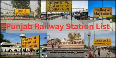 [List] Punjab Railway Station 2024 | पंजाब रेलवे स्टेशनों की लिस्ट - PunjabGovtScheme