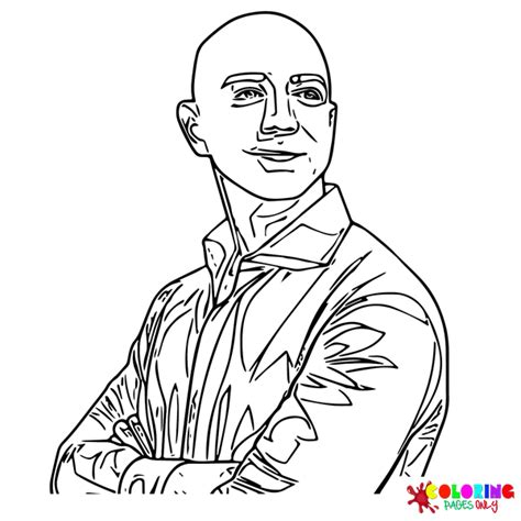 Drawing Jeff Bezos Coloring Page Free Printable Color - vrogue.co