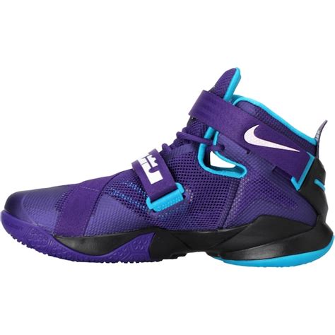 Men's Nike LeBron Purple Soldier IX Basketball Shoes - NBA Store