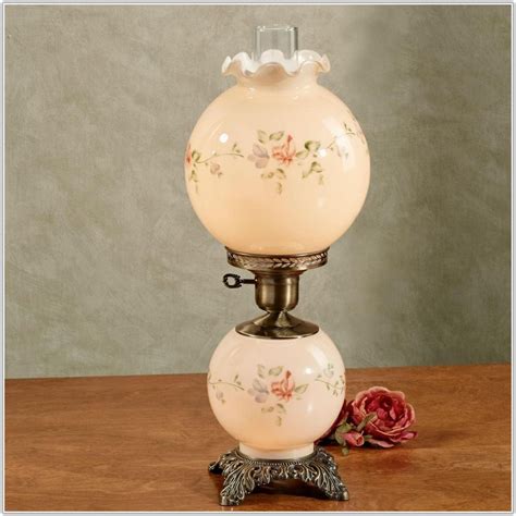 Antique Glass Globe Table Lamp - Lamps : Home Decorating Ideas #Gv8oayZk0r