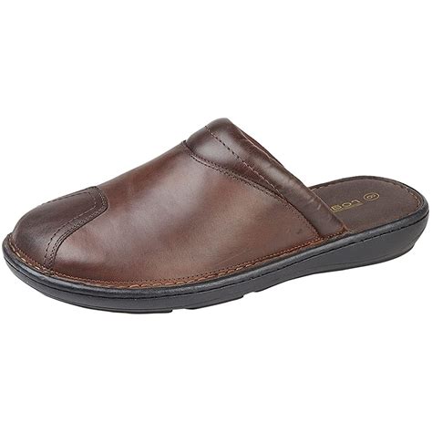 Roamers Mens Leather Clogs - Walmart.com