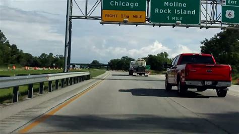 Interstate 80 - Illinois (Exits 4 to 9) eastbound - YouTube