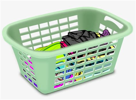 Free Laundry Basket Clipart