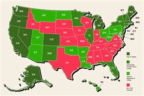 Map of Marijuana Legalization by States in 2020 – Holy Herb CBD Honey ...