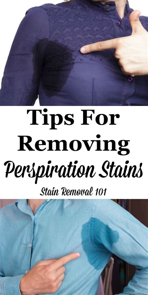 Tips For Removing Perspiration Stains & Odors