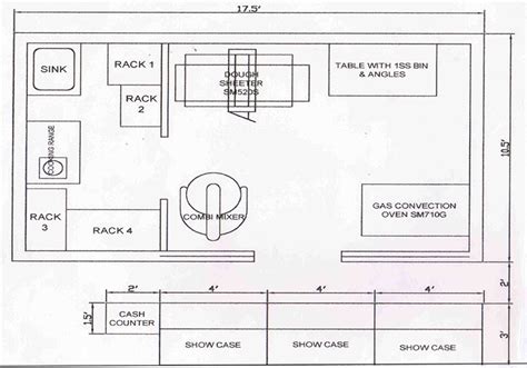 Small Bakery Floor Plan Layout - floorplans.click