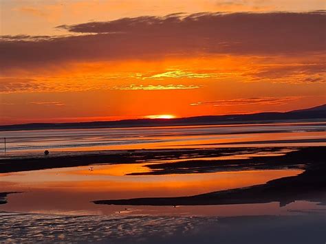 sunset over morecambe bay | Sunset, Morecambe, Landscape